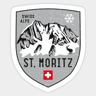 Emblem St Moritz Sticker